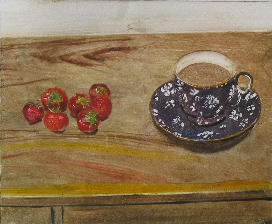 Francis Wishart artwork 'untitled (tea)' at Gallery78 Fredericton, New Brunswick