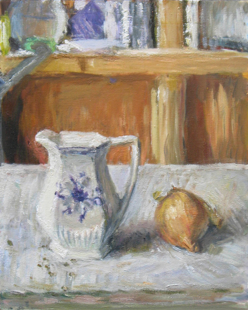 Stephen May artwork 'Baltic Vase and Onion' at Gallery78 Fredericton, New Brunswick