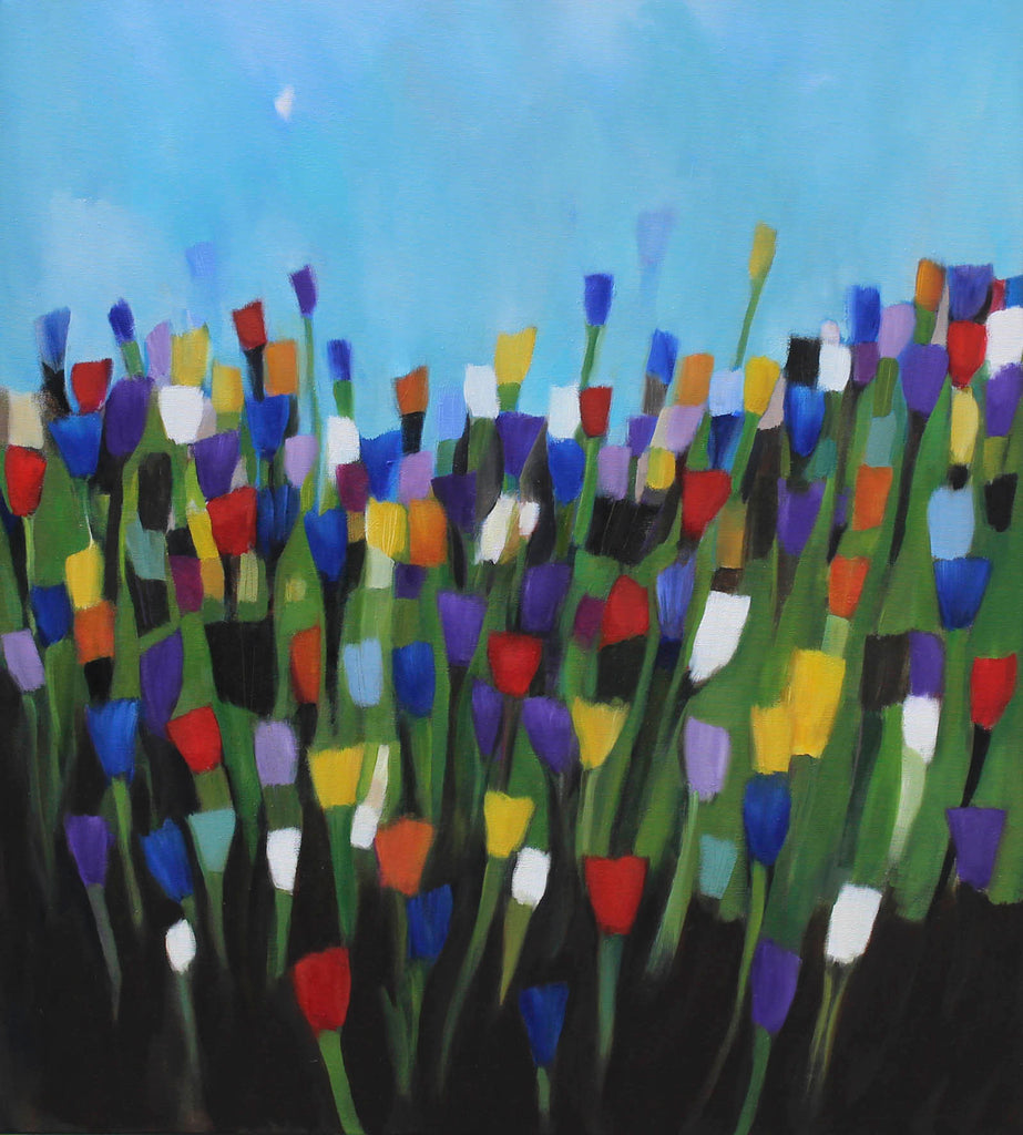Anna Cameron artwork 'Untitled (Wildflower Garden)' at Gallery78 Fredericton, New Brunswick