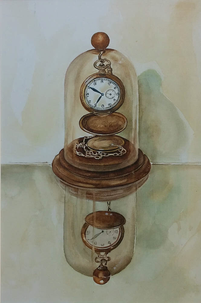 Vicki  MacLean artwork 'Dad's Watch' at Gallery78 Fredericton, New Brunswick